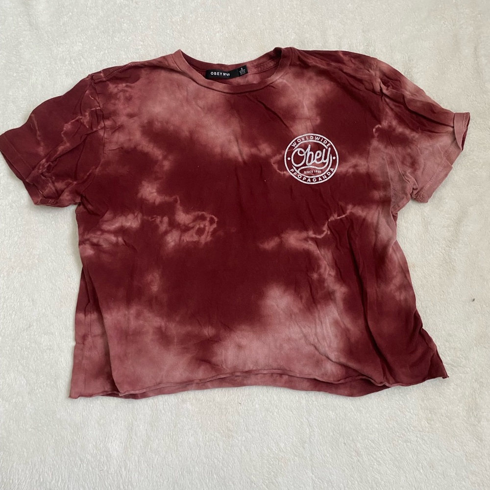 Obey tye dye shirt